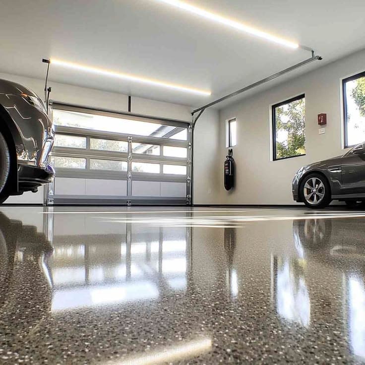Precision floor polishing — 21 Stylish And Durable Garage Floor Ideas You’ll Love