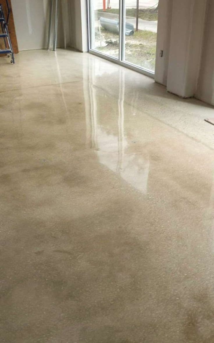 Precision floor polishing — Commercial