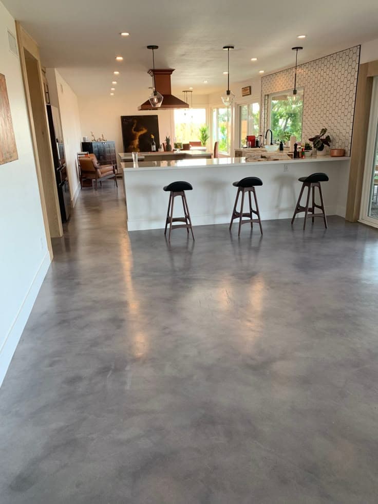 Precision floor polishing — Concrete Flooring Project Gallery C&N
