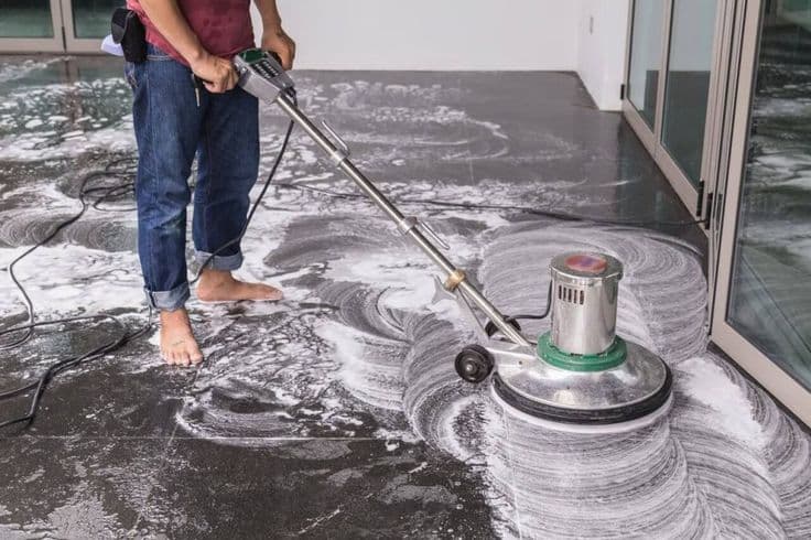 Precision floor polishing — How To Paint Concrete 5 Easy Steps To Paint