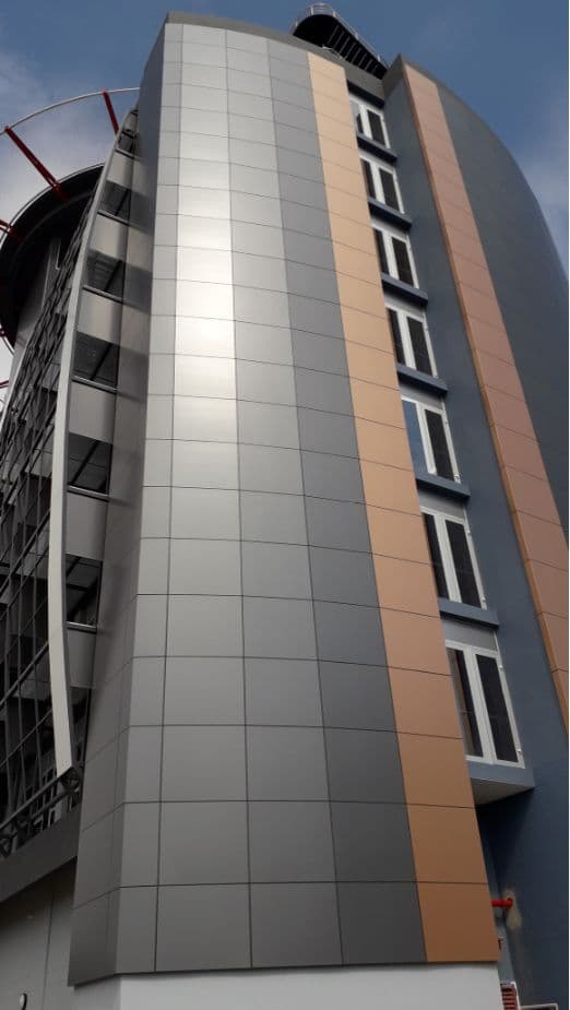 Structural ACP facade — ALUMINIUM