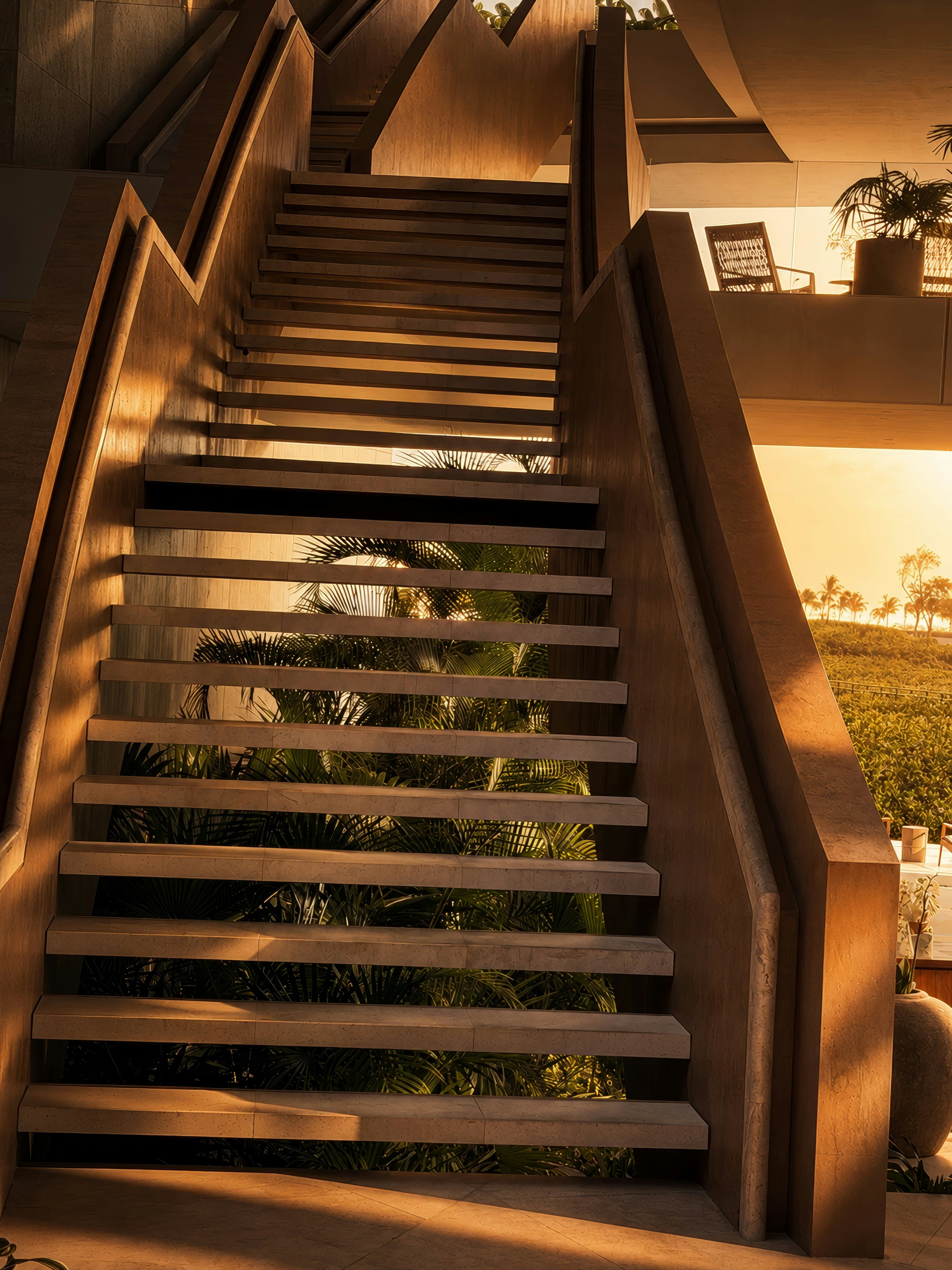Custom staircase — David M