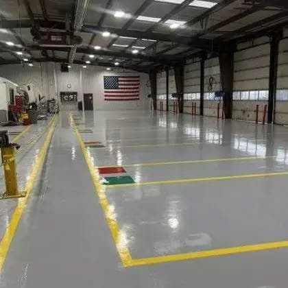 Specialized epoxy flooring โ Durable