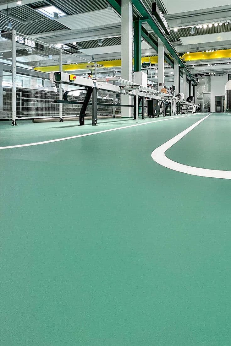Specialized epoxy flooring โ Mechanisch Belastbare, Befahrbare Industriebeschichtung In Einem Passenden Sonderfarbton Fรผr Schรผco