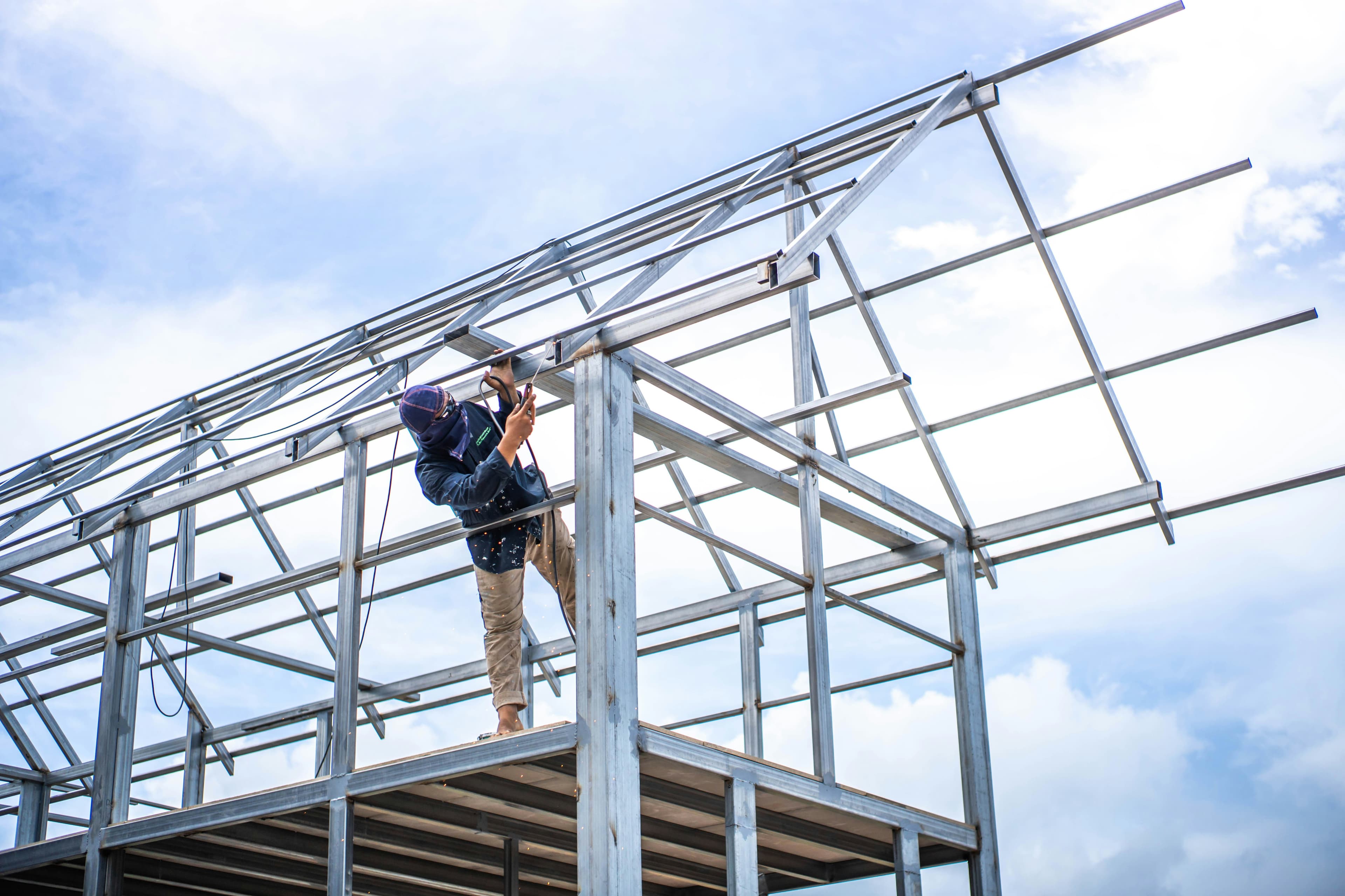 Custom fabricated frame ready for architectural install