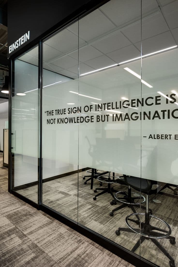 Architectural glass — Custom Privacy Film For Conference Room Glass