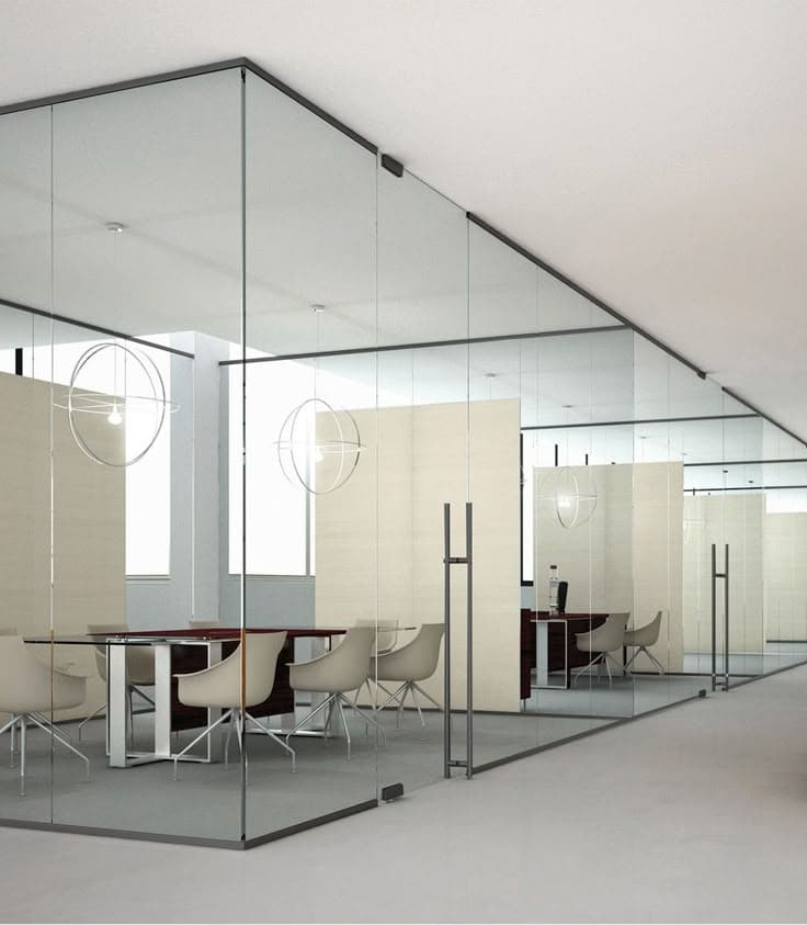 Architectural glass — Frame Glass Office Partition Ofis Bölme