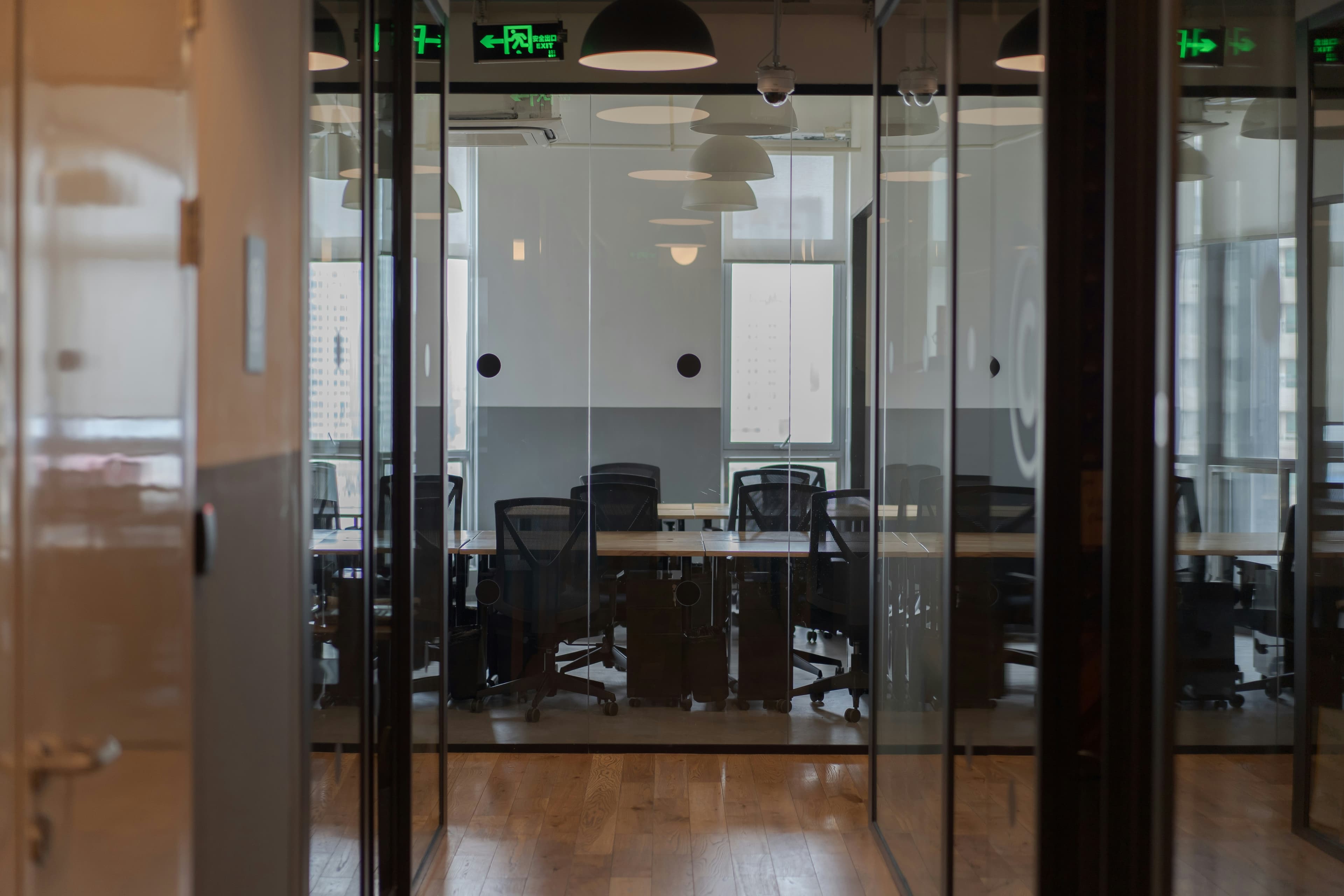 Modern office interior — Shaun He
