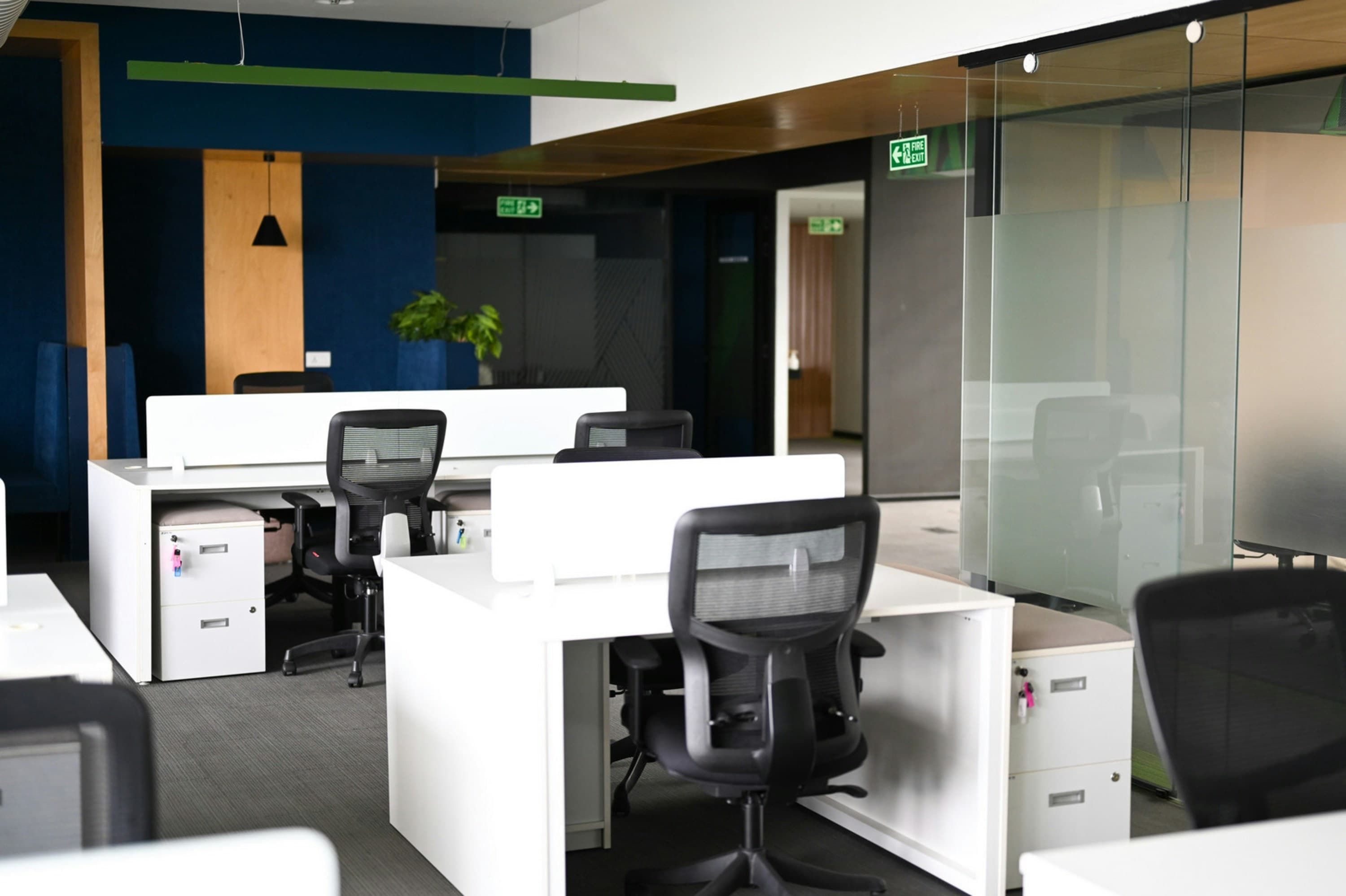 Modern office interior — The Yardcoworking Y