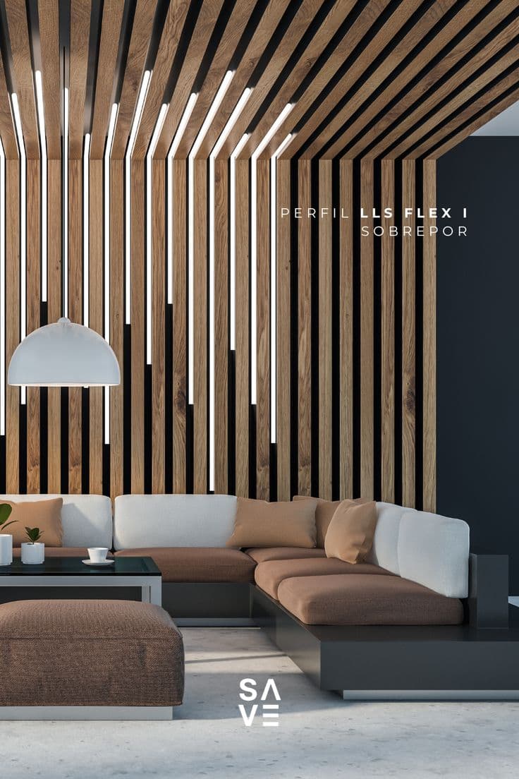 PVC louvers — Como Transformar Sua Sala Com Perfil LED