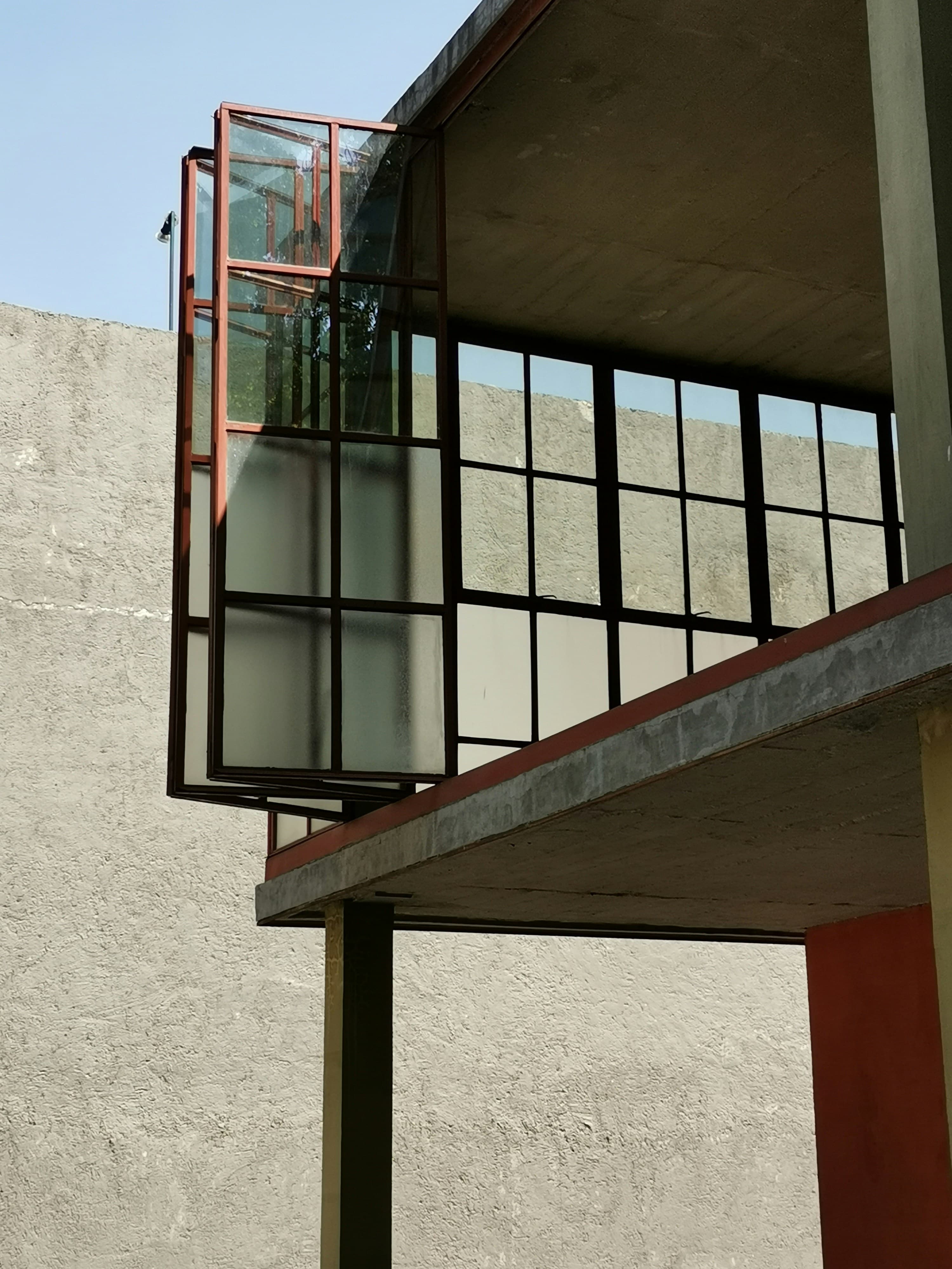 Protective window safety grill with precise metal framing