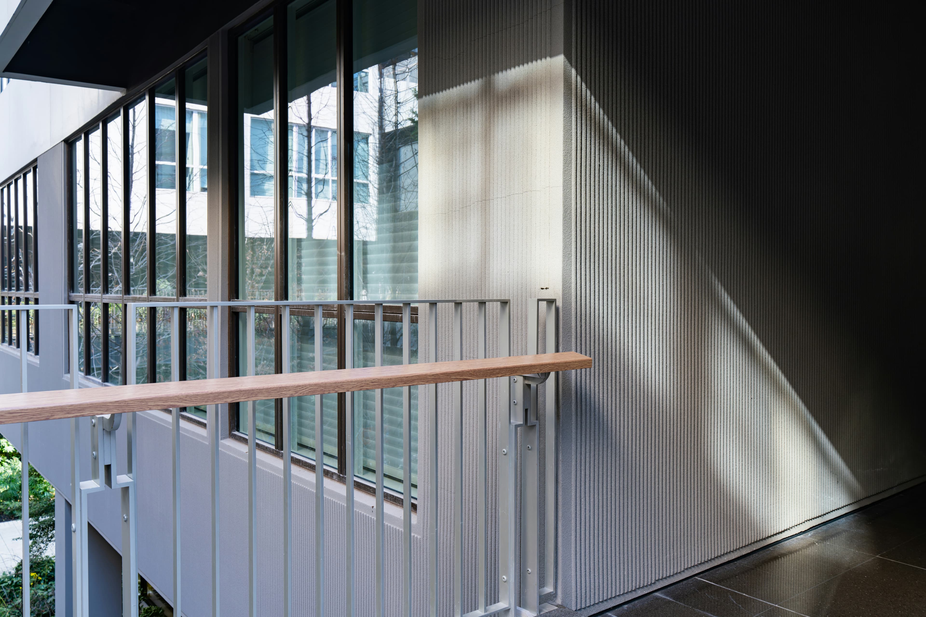 Modern safety grill detailing for window and balcony protection