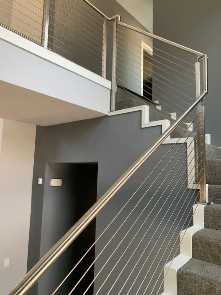 SS railing — Premium Stainless Steel Stair Railings For Every Home
