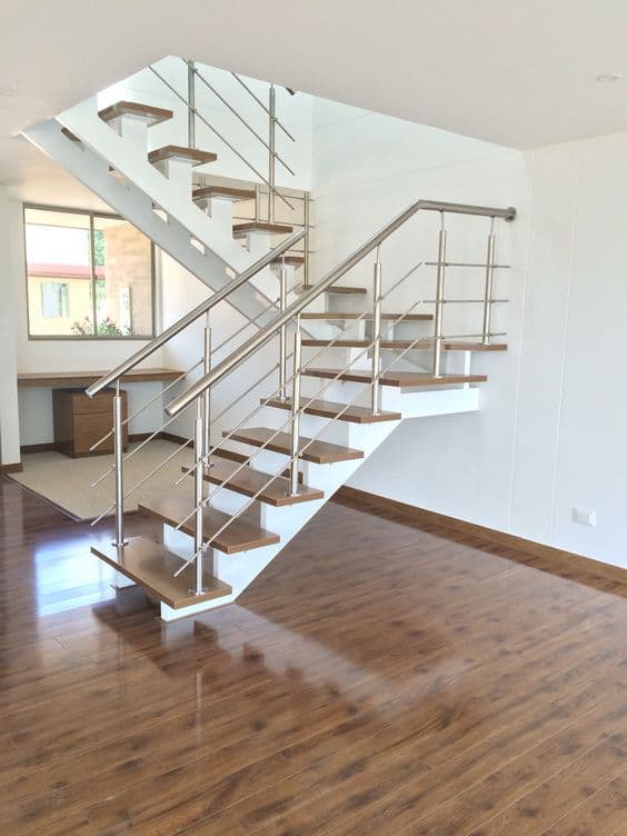 SS railing — Stainless Steel Balustrade Stair Railing Rod Bar